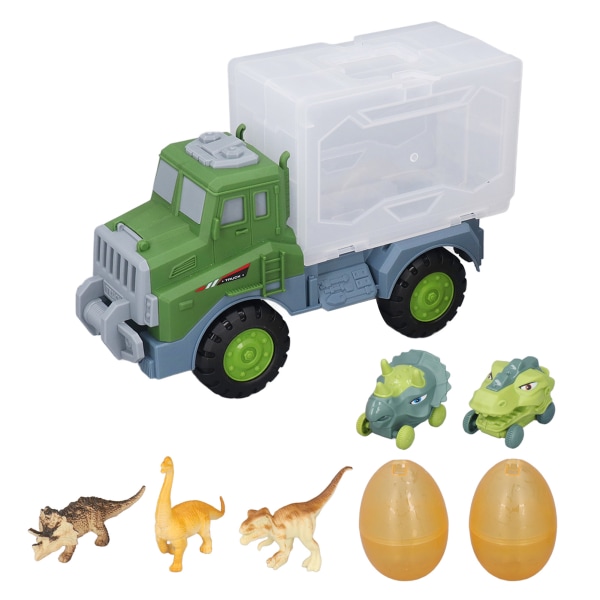 Dinosaur Truck Carrier Pull Back Safety Dinosaur Transport Car Carrier for guttebarn
