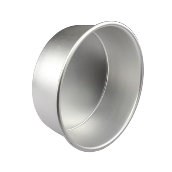 Rund sömlös panna 4~12 tum aluminiumlegering non-stick kakform Multifunktionell bakning En-delad bakform null - B