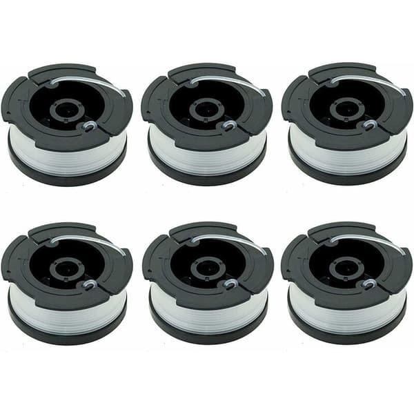 6-pakning A6481 A6485 Spoler for Black Decker Gressklippere