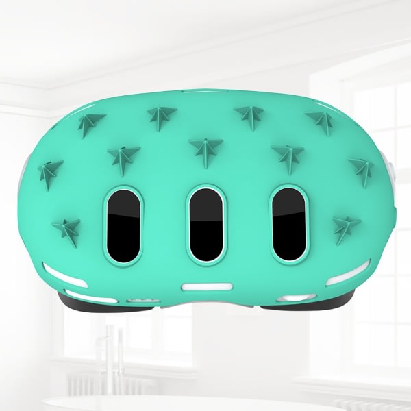 Essential 7-delt Tilbehør til VR Headset Beskytter Controller Grip Rocker Cap VR Ansigtsgrænseflade Controller Mount Lilla