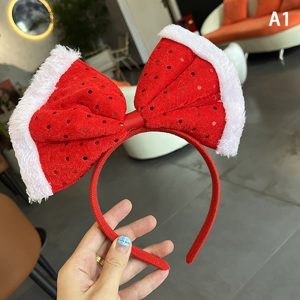 Fashion Julhatt Pannband Jul Paljett Pannband Tomte A1 one size A1 one size