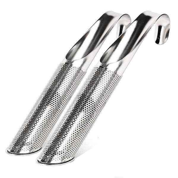 Tesil Te Infuser, 304 Rustfrit Stål Te Infuser, Finmasket Tefilter til Løs Te og Krydderier (2 stk)