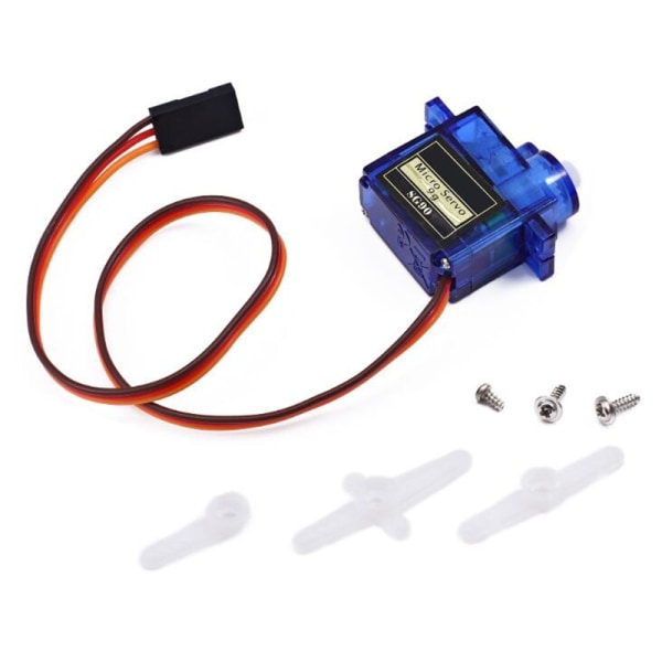 SG90 Mikro Servo Moottori TowerPro 9G RC Robotti Helikopteri Lentokone Sininen 180° Blue 180°