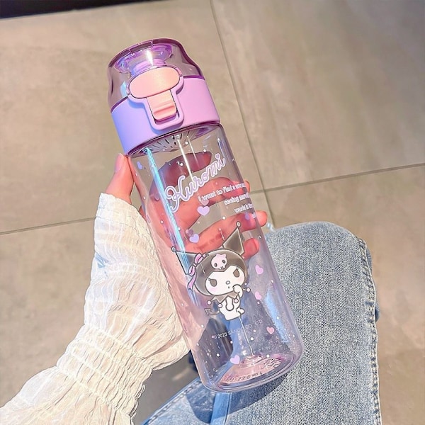 550 ml:n vesipullo Kouromi, suuri vesipullo Purple