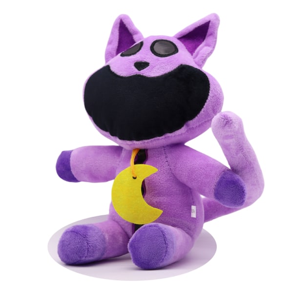 Poppy playtime poppy playtime leende critter leende djur plysch As shown Big Mouth Purple cat