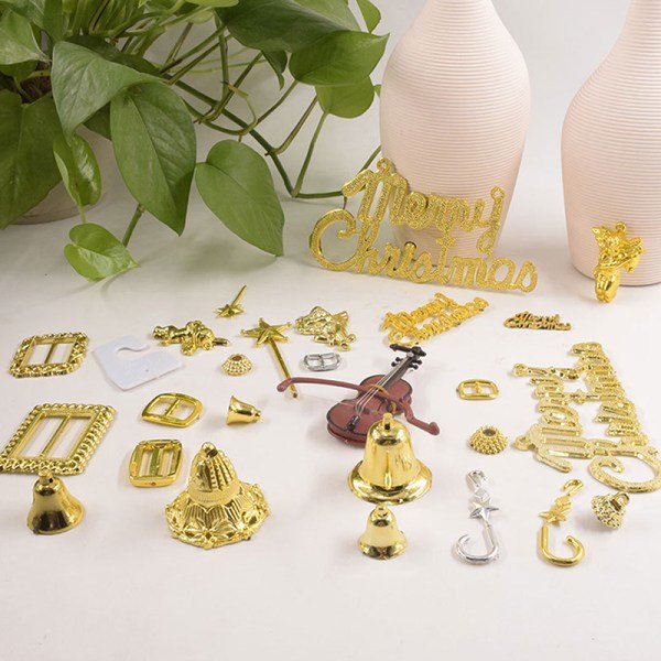Dockhus Miniatyr galvaniserat guld Musikinstrument DIY S A7 onesize A7 onesize