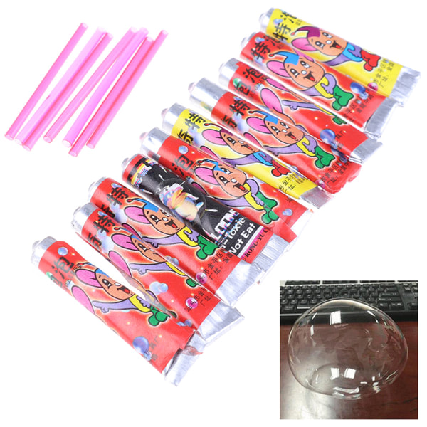 50st Bubbellim Barn Blåser Bubbelboll Leksaker för barn Sp Flerfärgad 50pcs Multicolor 50pcs