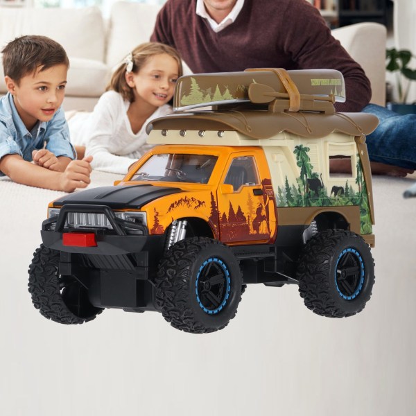 Off Road-køretøjsmodel 1/24 skaleret legetøjsbil i legering til børn i orange