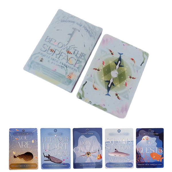 Under ytan Oracle Deck Kort Tarot Familiefest Brætspil