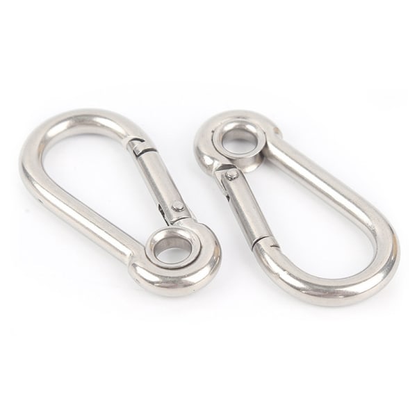 M4 M5 M6 M7 M8 Karabinhake i rustfritt stål Karbinkrok med M8X80mm