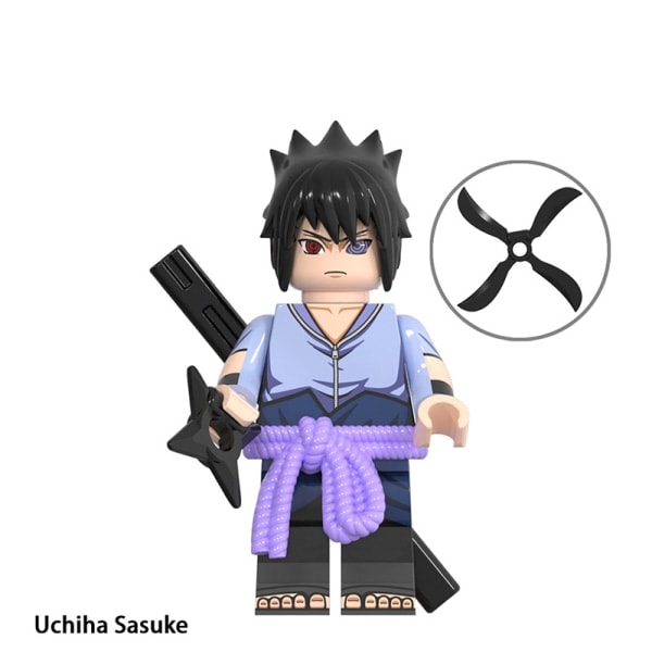 5st Narutos Blocks Byggklossar Madara Zetsu Might Guy Sasu vit one size white one size