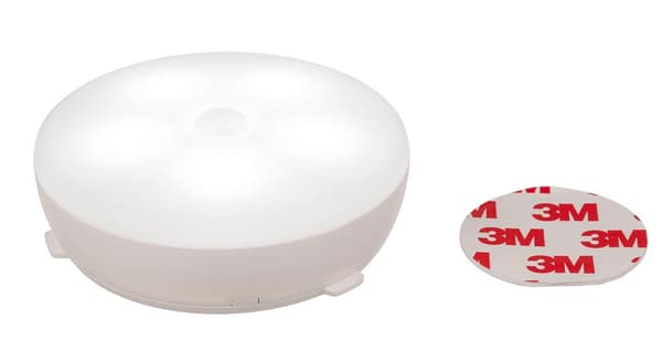 Nattlampe med bevegelsessensor White Vit