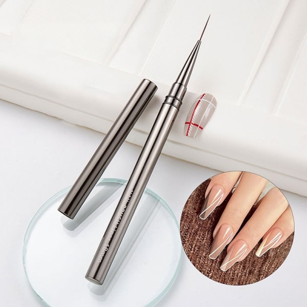 Kynsien taideharjat Liner Detailer Striping Brush Gel Polish Manic 18MM onesize 18MM onesize