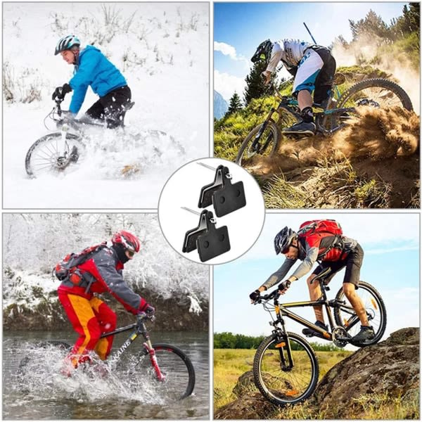 par B01S jarrupalat pyörä takana edessä - jarrupalat pyörä MTB jarrupalat / levyjarrut pyöräjarru musta