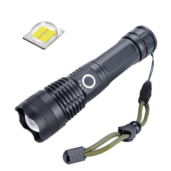 laddningsbar taktisk militär ficklampa LED USB ficklampa - 3
