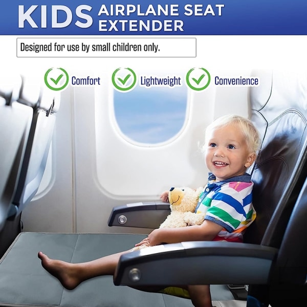 Resebädd för barn, Flygplansäng, Babysäng, Bärbar resesäng, Fotstöd, Blå A6 Blue A6