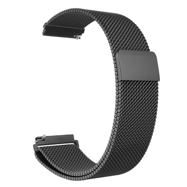 Ruostumattomasta teräksestä valmistettu milanolainen magneettiranneke Garmin venu 2/venu SQ/venu 2S -laitteille Venu SQ Black