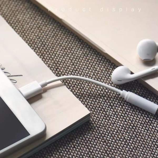 USB C - 3,5 mm:n sovitin, tyyppi C - 3,5 mm:n liitäntä, kuulokeliitäntä, äänenmuunnin, kuulokejohto Huawei Mate10 Prolle, P20:lle, 6 valkoista White