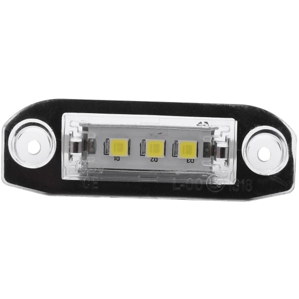 2kpl LED-rekisterikilven valot S80 Xc90 S40 V60 Xc60 S60 C70 V50 Xc70 V70 Musta Ei mitään