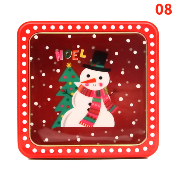 Julplåtlåda Takfönster Plåtlåda Med Lock Plåtplåt Cookie 08