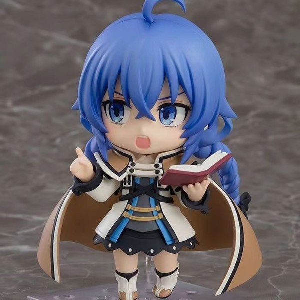 10cm Q-versio Roxy Migurdia Anime-hahmo Mushoku Tensei Jobless Sininen yksi koko Blue one size