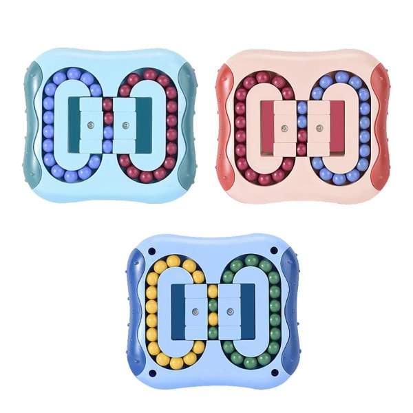 Pack Bean Handhållen Leksak Fingertop Cube Bärbara Leksaker för Barn