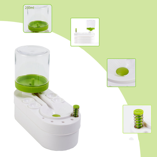 Pensel Tvätthink Vattenrengöring Lättrengörande Bärbar färg Grön