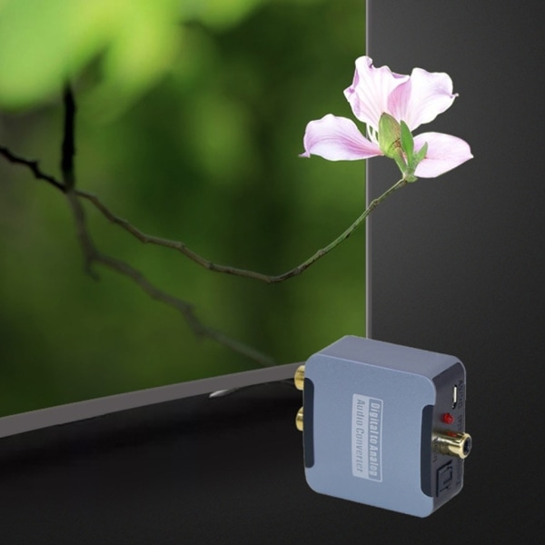 Analog till Digital Ljudkonverteringsset USB-laddning SPDIF Koaxial Konverteringsadapter Värdkit