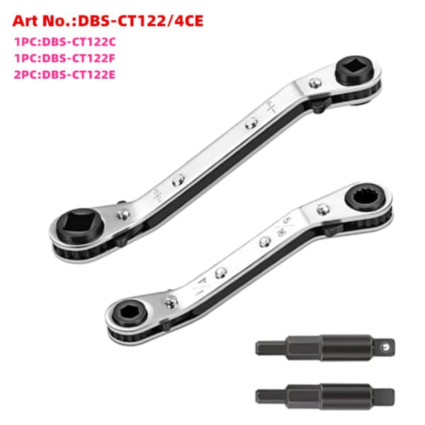 Ratschenøgle Ratschenøgle 3/8\" til 1/4\" med sekskant adapter