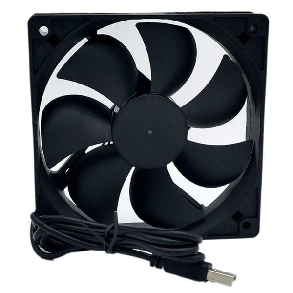 5V USB-harjaton hylsylaakerituuletin PC-kotelon CPU-jäähdytys