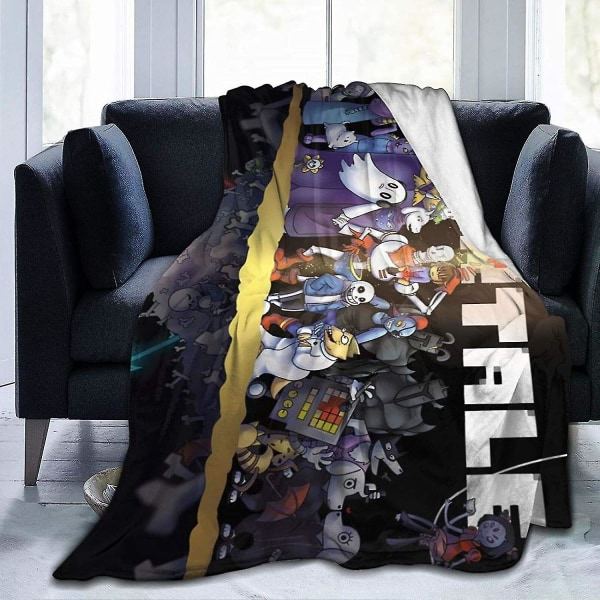 Undertell filt Mjuk varm fuskpäls Vändbar mysig plädfilt Fleecefilt, varm, lätt, för hemsäng, soffa-f247 50x40in 125x100cm