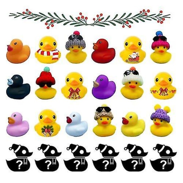 Kreativekraft 2022 jul adventskalender -gummi Ducks adventskalender 24st