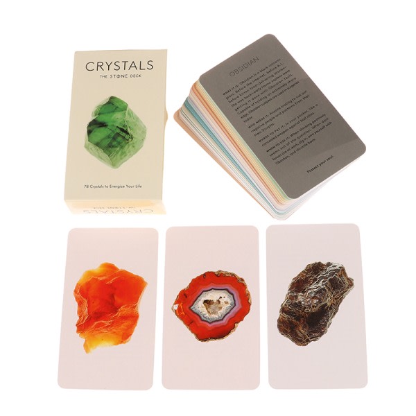 Crystals Tarot Cards Oracle Cards tarot Deck Card Game Board Ga