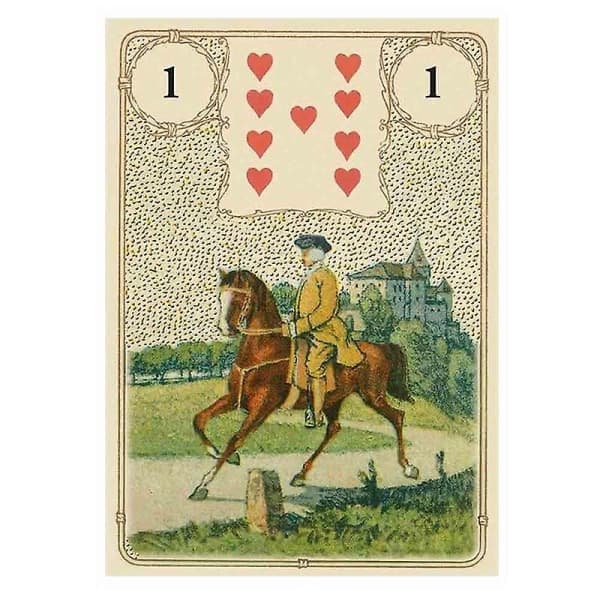 Golden Lenormand Oracle kortlek