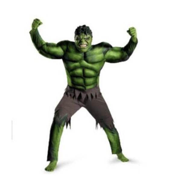 Nye Hulk-kostymer for barn / Smykker / Halloween Karneval Party Cosplay Gutt Barn Klær Dekorasjoner Tilbehør Grønn L