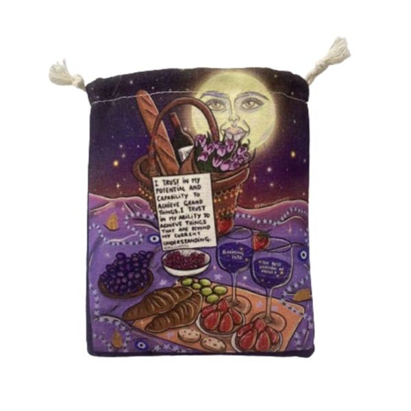 Tarot oppbevaringspose Tarot kortpose Tarot pose Trykt Tarot mønsterpose pose Tarot pose Gavepose Kortpose Smykkepose null - 15