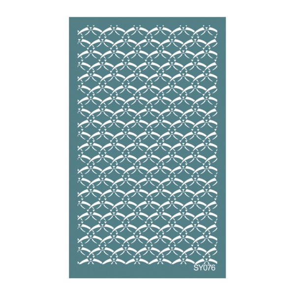 Silkscreen Schabloner för Lera Återanvändbara Silkscreen Tryck Lera Smycken Tillverkning DIY Konst Hantverk Örhängen Tillverkning Leverans Verktyg null - SY076