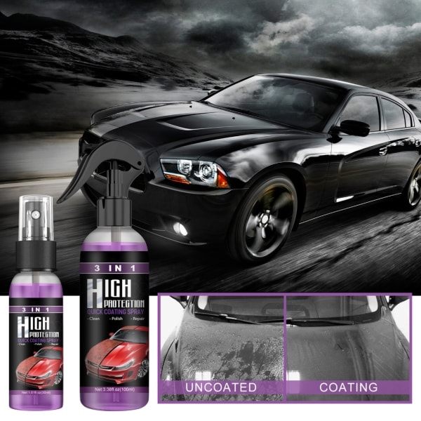 in 1 High Protection Car Paint Sprays for Car Scratch Nano Repair Sprays Quick Coat Car Wax Polish Sprays 30ml