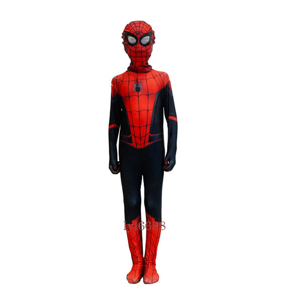 Halloween-kostym för barn, superhjälte Spider-Man tights Homecoming Expedition Iron Man-dräkt Far From Home XL