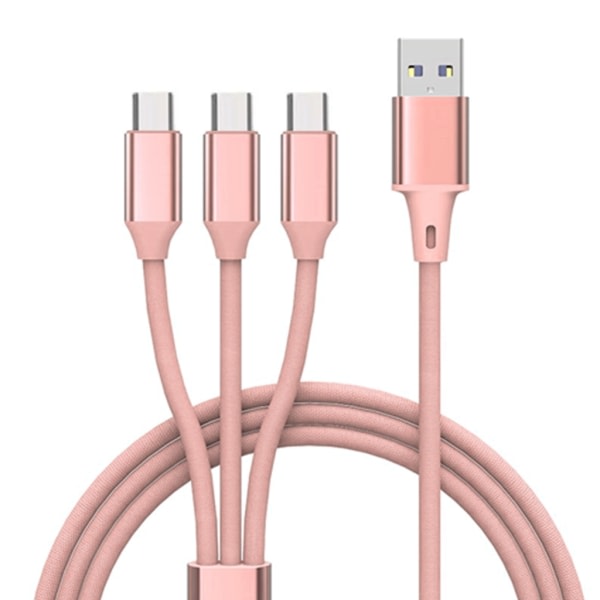 USB 2.0 Typ A hane till Micro USB hane adapter splitterkabel USB till TypeC-omvandlare Stödjer höghastighetsladdning 66W null - 3 Micro