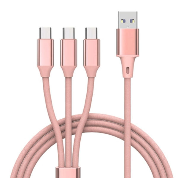 USB 2.0 TypeA Han til Micro USB Han Adapter Splitter Kabel USB til TypeC Konverter Støtte Høj Hastighed Opladning 66W null - 3 Mikro