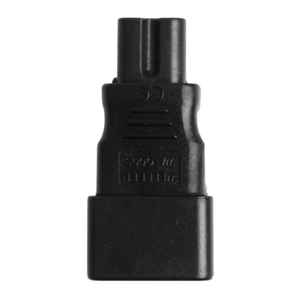 IEC 320 C14 till C7 Adapter IEC C7 till C14 AC Adapter 3-polig C14 Han till C7 Hon