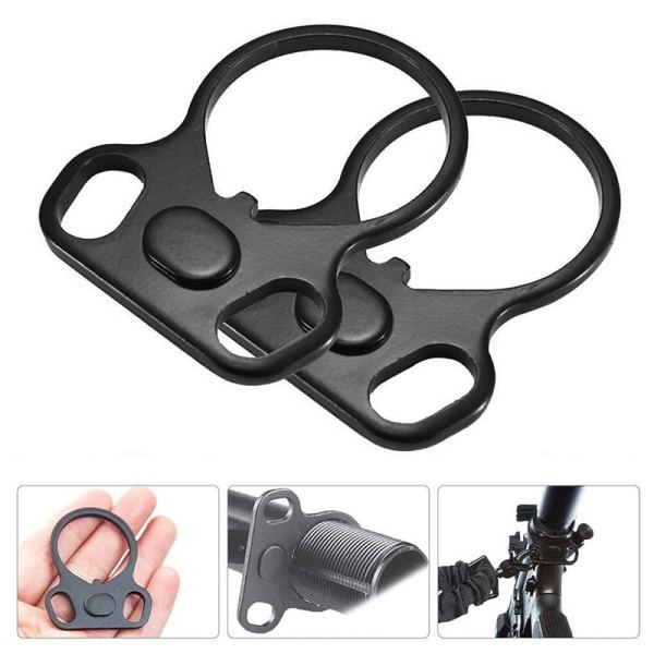 Taktisk rem adapter 3cm stål taktisk rem adapter rem L svart en storlek Black one size