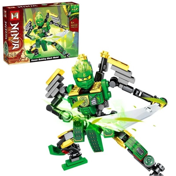 Mini Modell Actionfigur Byggklossar Kompatibla med Lego Technic Anime Städer Barnleksaker