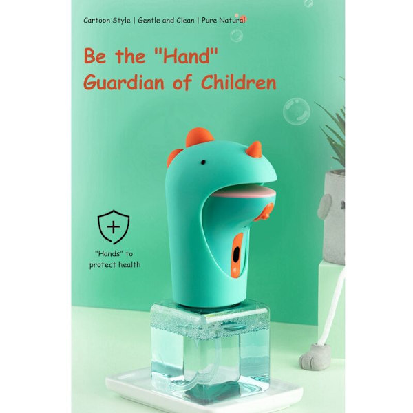 Myk Badeskumdispenser for Barn - Automatisk Håndfri Design