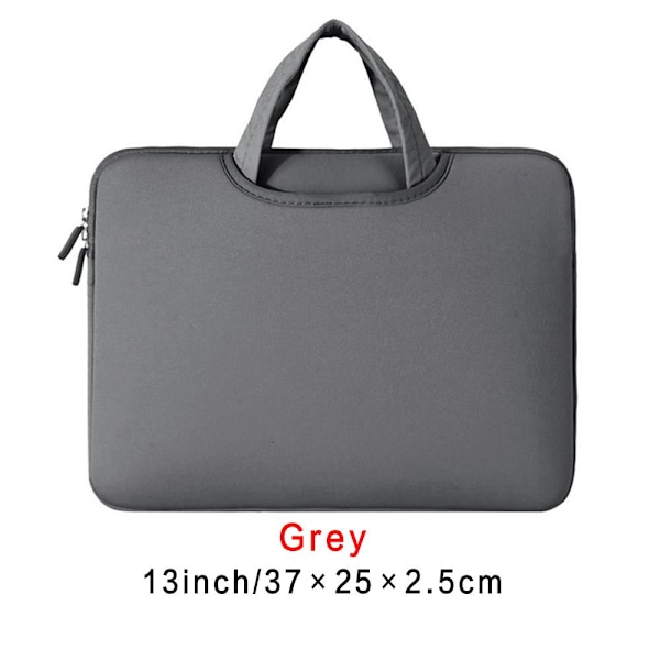 11 13 14 15 15.6 tommer Laptop Taske Til Laptop MacBook grå grey 13 inches
