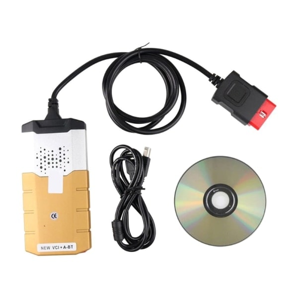 OBD2 Bildiagnostisk Skanner DS150 CDP Bluetooth Kompatibel Diagnostisk null - Guld DS150