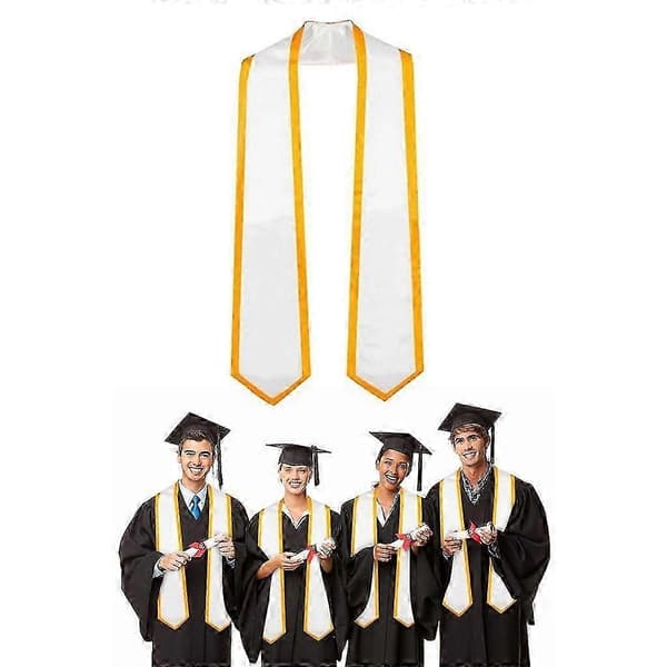 Graduation Sash til dimissionsceremoni 183 cm Graduation Awards Sort baggrund med Black background wit