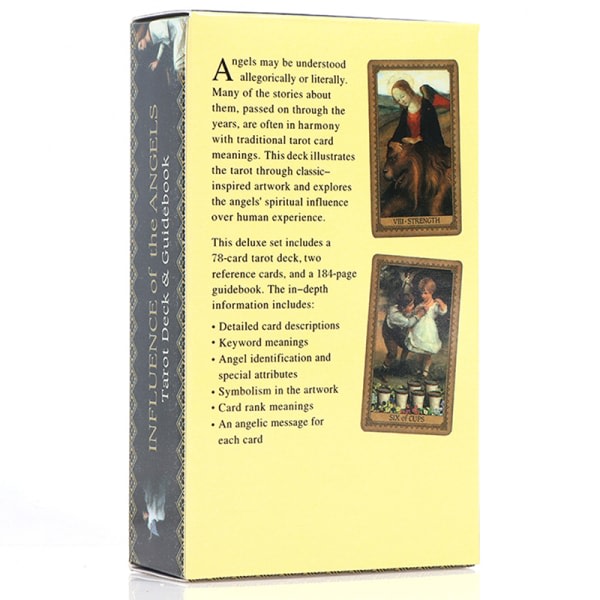 Vaikutusvalta enkelikortti Tarot-korttipeli Englanti Divinati Monivärinen onesize Multicolor onesize