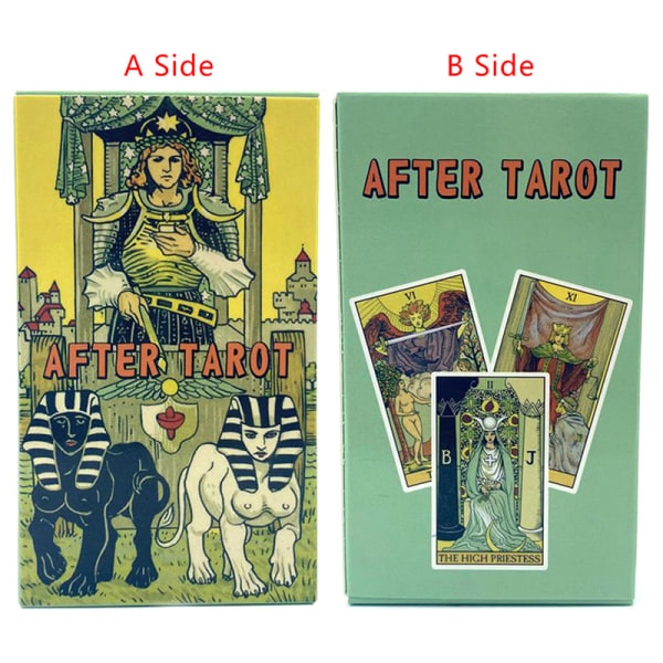 Efter Tarot Cards Deck Prophecy Fate Divination Deck Family Par Multicolor one size Multicolor one size